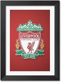 Affiche plastifiée 3d tenorarts liverpool avec cadre noir mat (12" x 9")