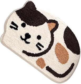 Tapis de porte en forme d'animaux mignons syosi antidérapant absorbant l'eau