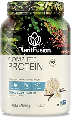 Plant fusion poudre de protéines végétales entières, sans gluten, végétalienne, vanille, 0,9 kg. Diaytar : Acheter moins cher n'a jamais été aussi facile