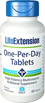 Life extension multivitamine à usage quotidien vitamines minéraux et nutriments essentiels pour un système