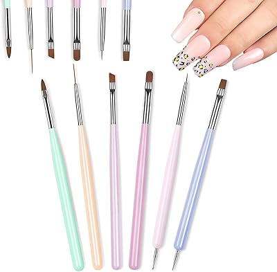 Ensemble de pinceaux pour nail art, outils pour vernis à ongles en gel