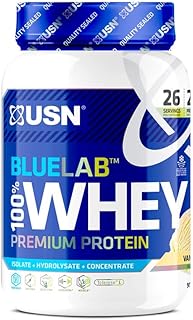 Blue lab whey vanille 908 g poudre de protéine de lactosérum