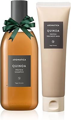 Coffret cadeau shampoing et traitement capillaire aux protéines de quinoa aromatica – produit