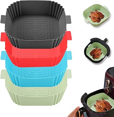 Doublures en silicone pour friteuse à air lihulcare paquet de 4