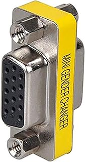Connecteur mini changeur vga svga 15 broches femelle à femelle f/f