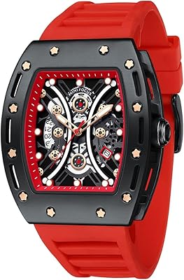 Montre de sport étanche à grand cadran à la mode, montre à quartz