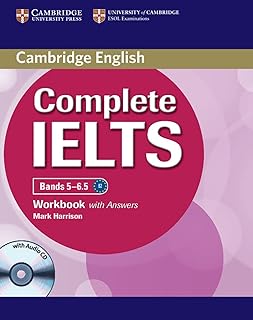 Cahier d'exercices complet des bandes ielts 5-6.5 avec réponses avec cd audio
