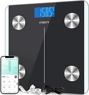 Pèse-personne etekcity, pèse-personne numérique pour salle de bain et balance de graisse corporelle