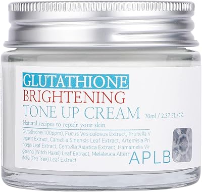 Crème correctrice de teint au glutathion aplp, 70 ml / soins de la peau