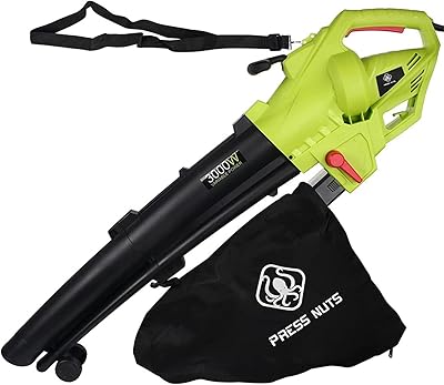 Souffleur de feuilles 3 en 1, aspirateur 3000 w pour jardinage et déchiquetage