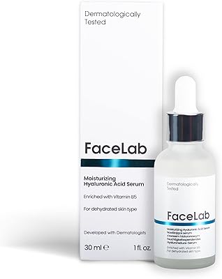 Sérum visage à l'acide hyaluronique facelab - produit de soin anti-rides, sérum visage