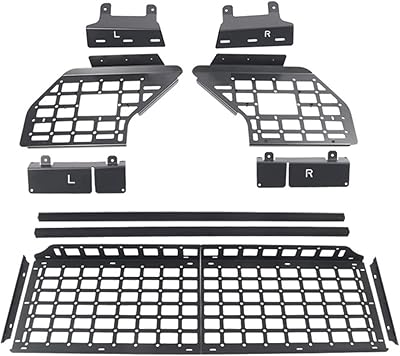 Accessoires de modification de support latéral d'étagère de rangement de panneau de coffre arrière de bricolage personnalisés, pour toyota fortuner 2016-2022. Plus de choix, moins de dépenses avec Diaytar