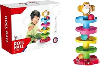Jouet fitto roll ball pour enfants - tour tourbillonnante éducative à 5 couches