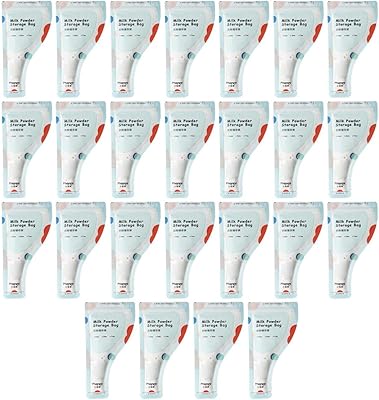 Toyvian 25 pièces sacs de lait en poudre jetables conteneur de stockage portable