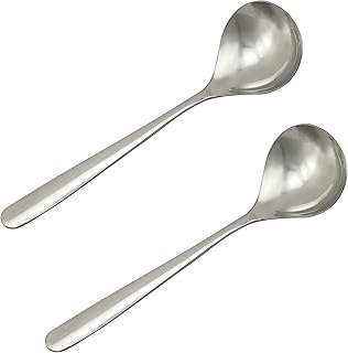 Grandes cuillères de cuisine en acier inoxydable aiks pour mélanger, servir, remuer, cuisiner