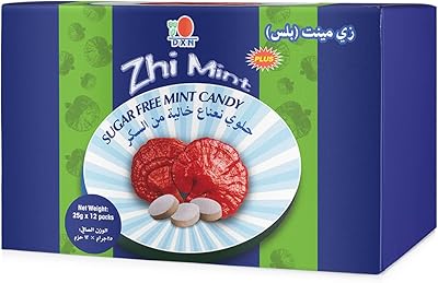 Bonbons sans sucre dxn zhi mint plus 12 sachets, 25 g