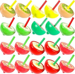 Nobesty 20 pièces de jouets gyroscopes portables résistants à l'usure pour enfants jouets