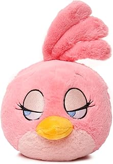 Mighty mojo angry birds stella pink bird doll - poupée en peluche à