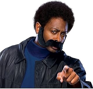 Moustache et favoris rubie's noir
