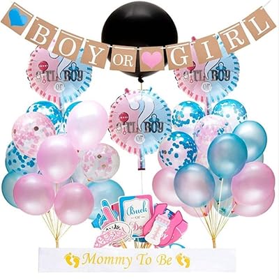 Fournitures de fête pour révéler le genre, ballon de révélation de 36 pouces