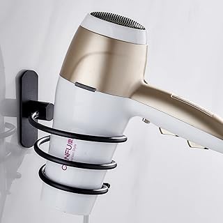Support pour sèche-cheveux de salle de bain finition chromée support pour outils