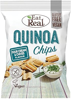 Mangez de vrais flocons de quinoa avec crème sure et ciboulette, 30 g
