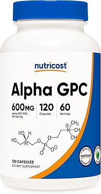 Nutricost alpha gbc 600 mg 120 capsules végétariennes sans ogm
