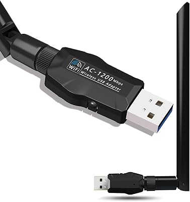 Adaptateur wi-fi sans fil usb 3.0 double bande 2,4/5 ghz 1 200 mbps