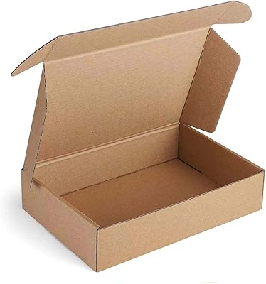 Paquet de 10 petites boîtes d'expédition petite boîte en carton ondulé