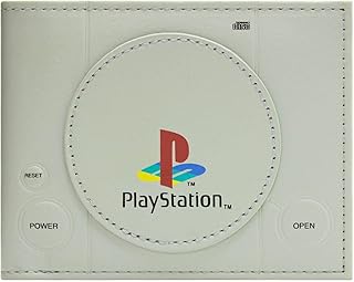 Manette playstation play sony 1 grise avec portefeuille à deux volets