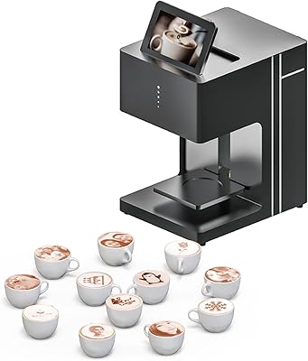 Machine à café au lait sans danger pour les aliments, imprimante d'art numérique