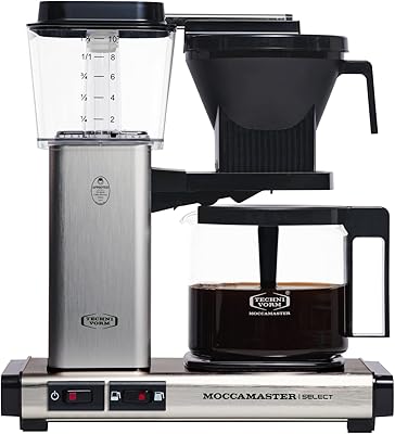 Filtre à café moccamaster kpg select cafetière poli prise britannique 125