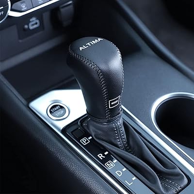 Couvercle de pommeau de levier de vitesse de protection de voiture en cuir