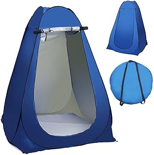 Tente de toilettes escamotable skido privacy, tente de camping avec douche potable extérieure