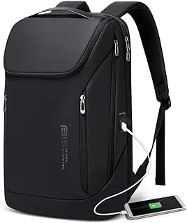 Sac à dos étanche tendance de 15,6 pouces avec port de chargement usb
