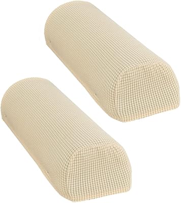 Babypsky paire de housses d'accoudoir de canapé en polaire amovible et lavable, housse