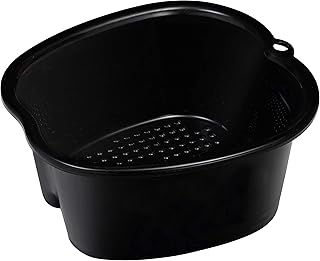 Bassin de trempage des pieds, baignoire spa, hulpuog, évier de pieds en plastique de grande taille pour tremper les pieds, seau de bain de pieds, bol de lavage pour le traitement du spa des pieds à domicile/détente/éliminateur de peaux mortes/pédicure, cadeau de soins des pieds (noir). Diaytar Sénégal : Simplicité, rapidité, économie