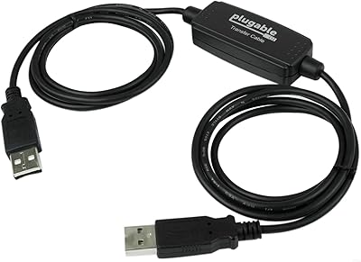 Câble de transfert usb 2.0 enfichable utilisation illimitée données entre pc