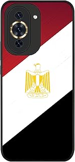Coque rigide stylisée avec bords noirs pour huawei nova 10 pro, coque souple et fine avec bords en caoutchouc flexible tpu anti-chute - drapeau egypte. Diaytar : Qualité professionnelle, prix grand public