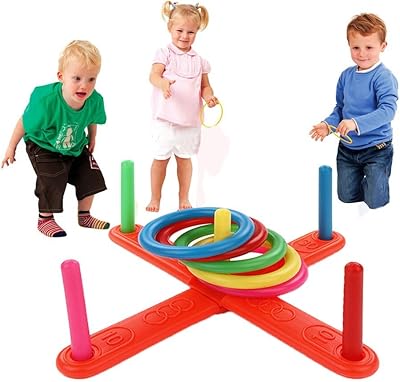 Ensemble de jouets de piscine en plastique amai avec anneau de lancer
