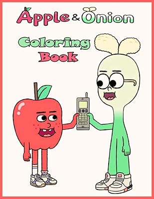 Livre de coloriage pomme et oignon : pour les enfants fans