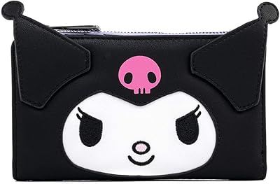 Portefeuille à rabat loungefly sanrio kurome hello kitty, multicolore, taille unique, portefeuille à