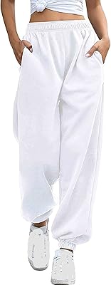 Pantalon de sport taille haute pour femmes, legging d'entraînement de gymnastique, pantalon ample avec poches. Diaytar : Votre partenaire e-commerce au quotidien