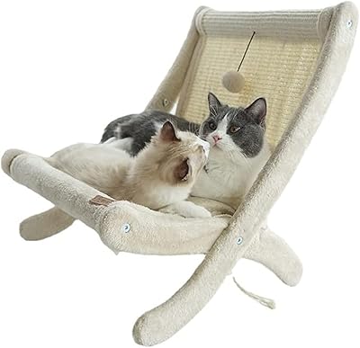 Hamac pour chat - chaise relaxante, lit pour chat amovible et lavable, fournitures