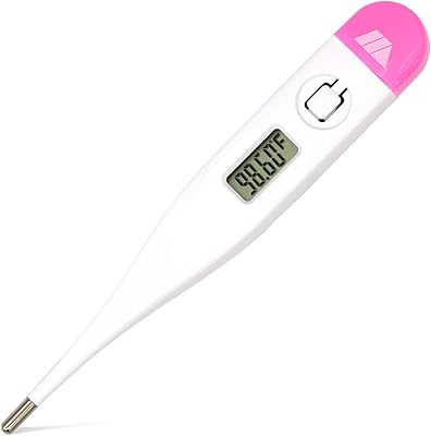 Thermomètre basal numérique mabis pour suivi de l'ovulation, fertilité, suivi des règles, planification