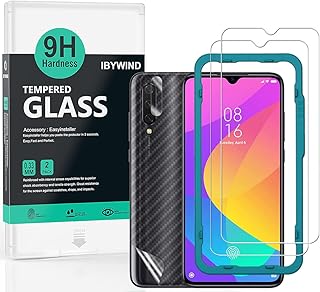 Protecteur d'écran ibywind pour xiaomi mi 9 lite [pack de 2] avec protecteur