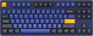 Clavier de jeu mécanique filaire ako 3087 horizon, 87 touches, 100 % anti-multi-touches