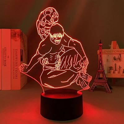 Anime manga jujutsu kaisen touji fushiguro filles garçons lampe de nuit acrylique chambre