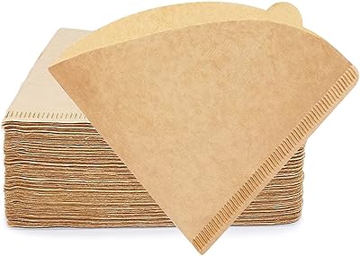 Filtres à café sky-touch 100 pièces, filtre en papier à café jetable v60