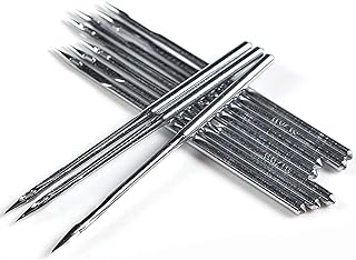 10pcs aiguilles de machine à coudre robustes pour tissu épais taille universelle régulière